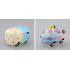 米奇 米妮 Tsum Tsum 2016 復活節 Tomy 立體車 1套2架